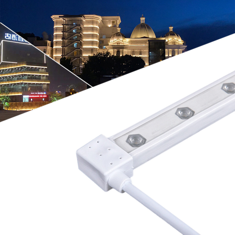 24V DMX512 Wall Washer Light PVC Flexible LED Strip